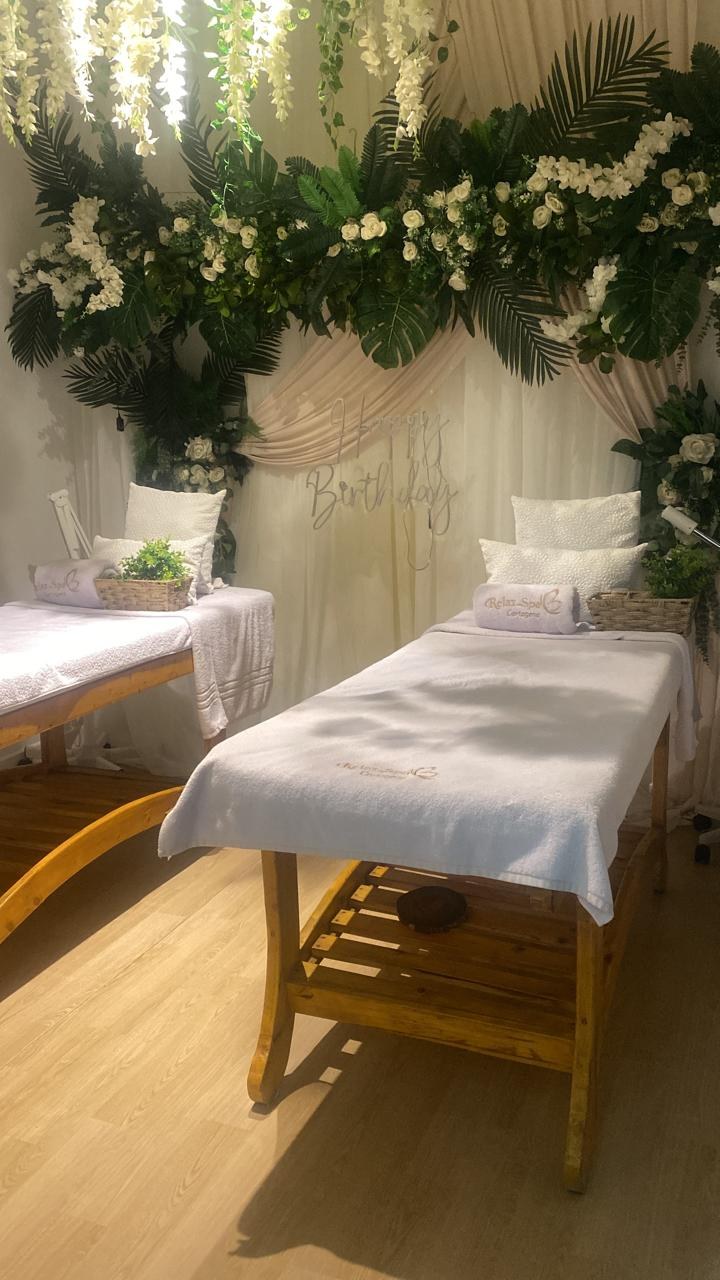 Cabina decorada Relax Spa Cartagena